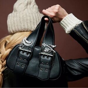 NEW Free People Black Say Yes Mini Bag